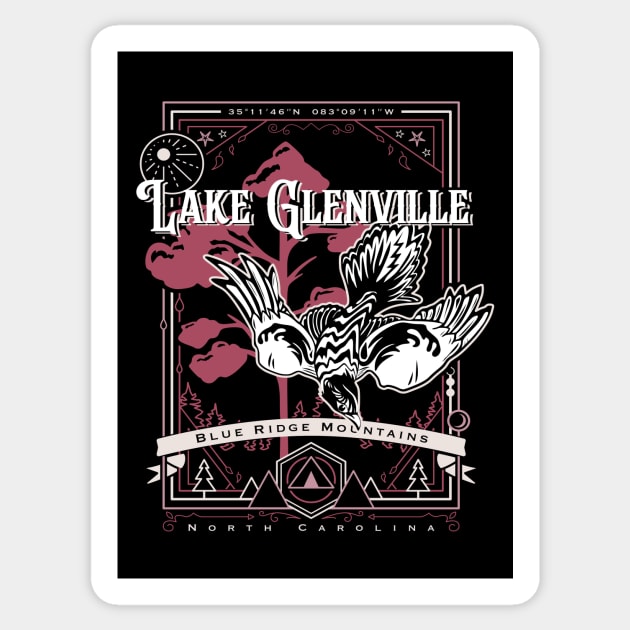 LAKE GLENVILLE geobird Sticker by LeapDaze